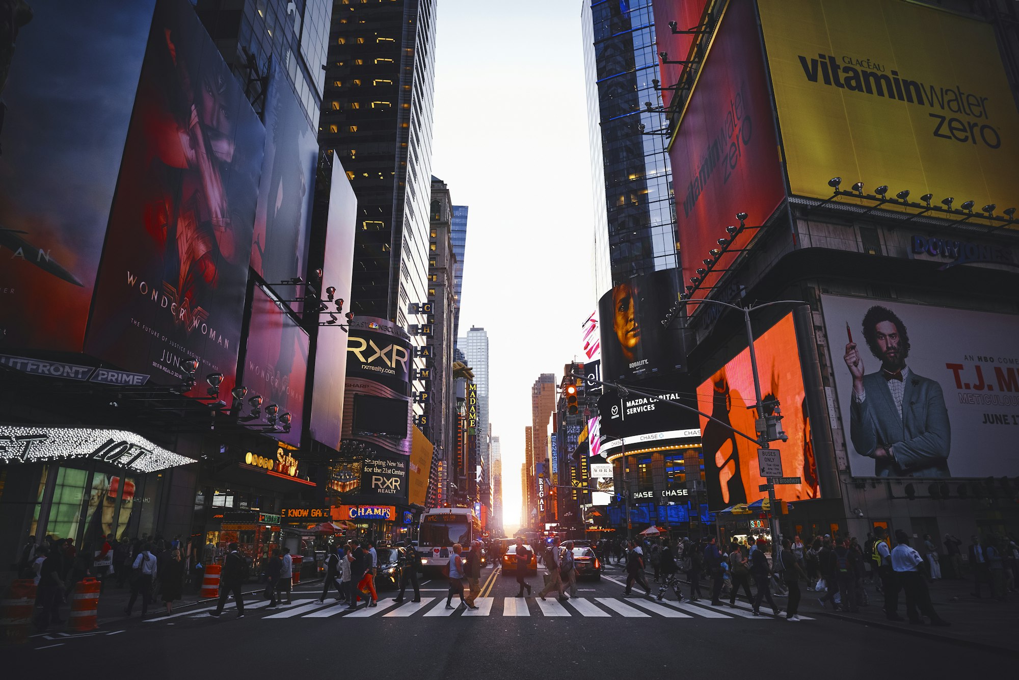 Times Square, New York City at night